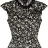 Marc Jacobs The Victorian lace trim floral top