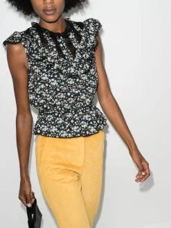 Marc Jacobs The Victorian lace trim floral top