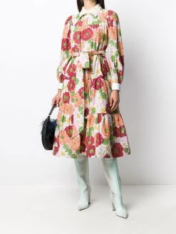 Marc Jacobs floral print silk dress