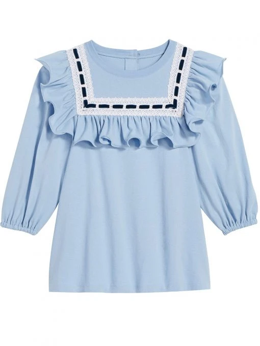 Hot Sale π Marc Jacobs Lace trimmed cotton blouse π 1 Marc Jacobs lace-trimmed cotton blouse