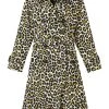 Marc Jacobs leopard-print trench coat
