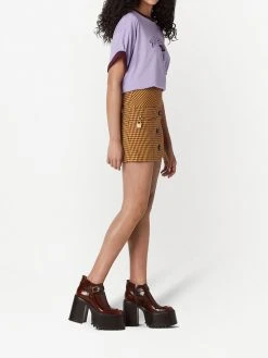 Marc Jacobs tailored lock-detail miniskirt