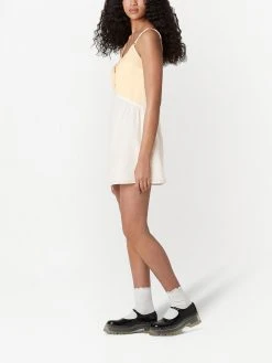 Marc Jacobs spaghetti-strap two-tone dress