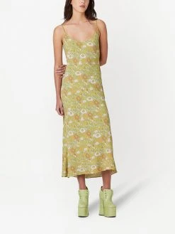 Marc Jacobs floral-print bias slip dress