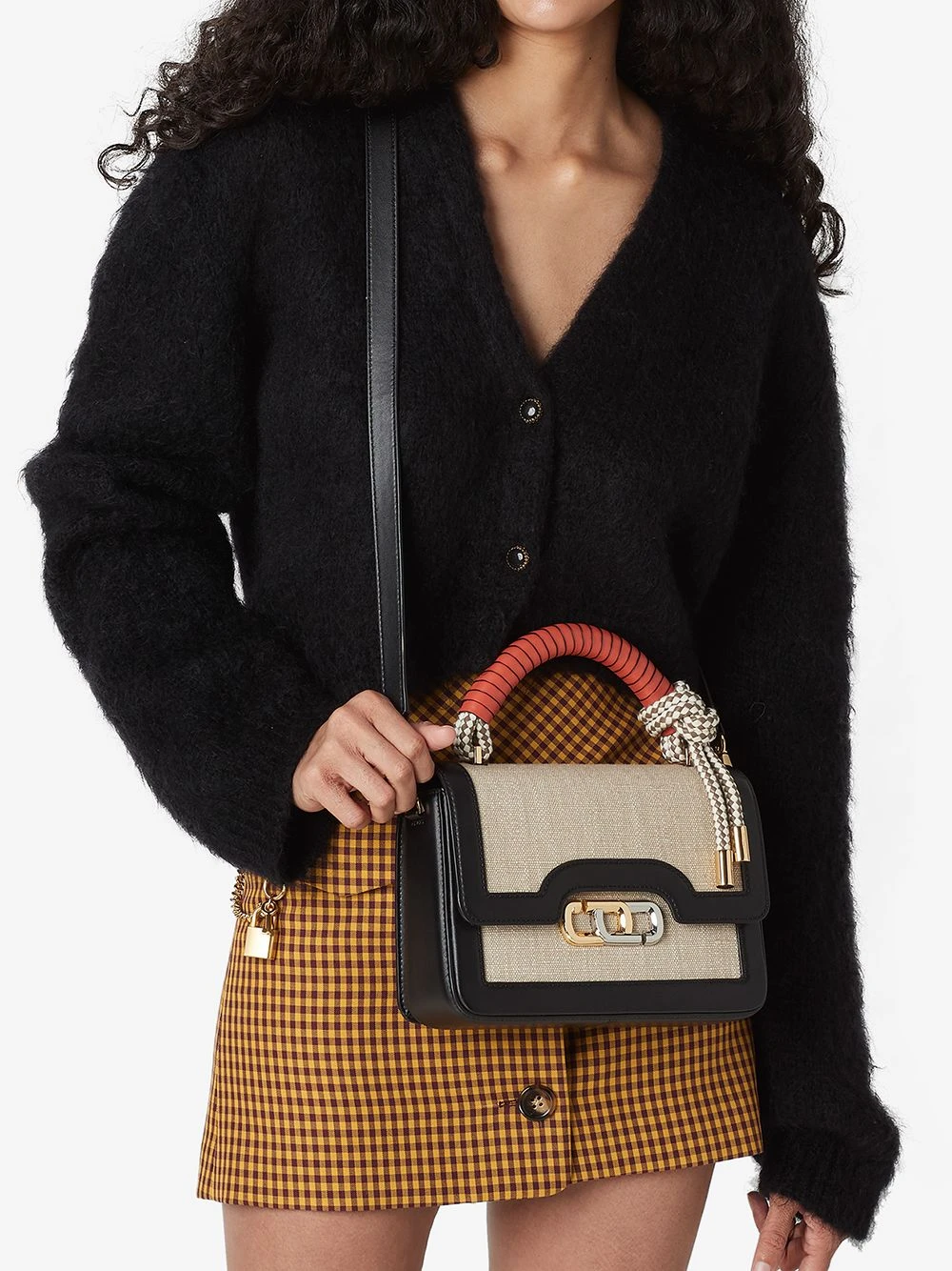 Wholesale ๐ Marc Jacobs The J Link Twist canvas tote bag โจ 7 Marc Jacobs The J Link Twist canvas tote bag