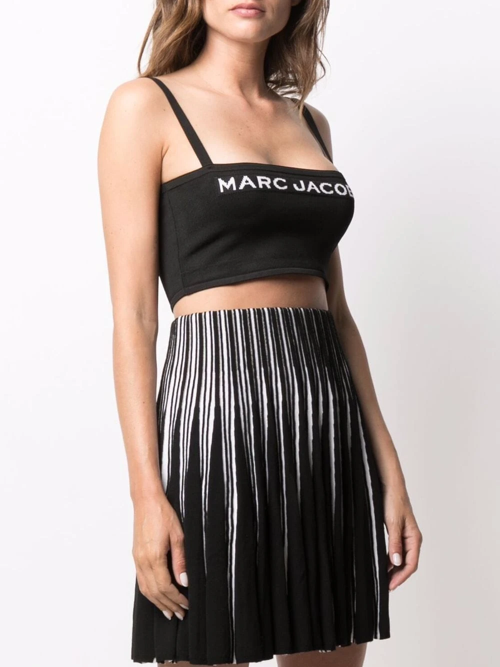 Best Sale π Marc Jacobs The Bandeau intarsia knit top π 5 Marc Jacobs The Bandeau intarsia-knit top