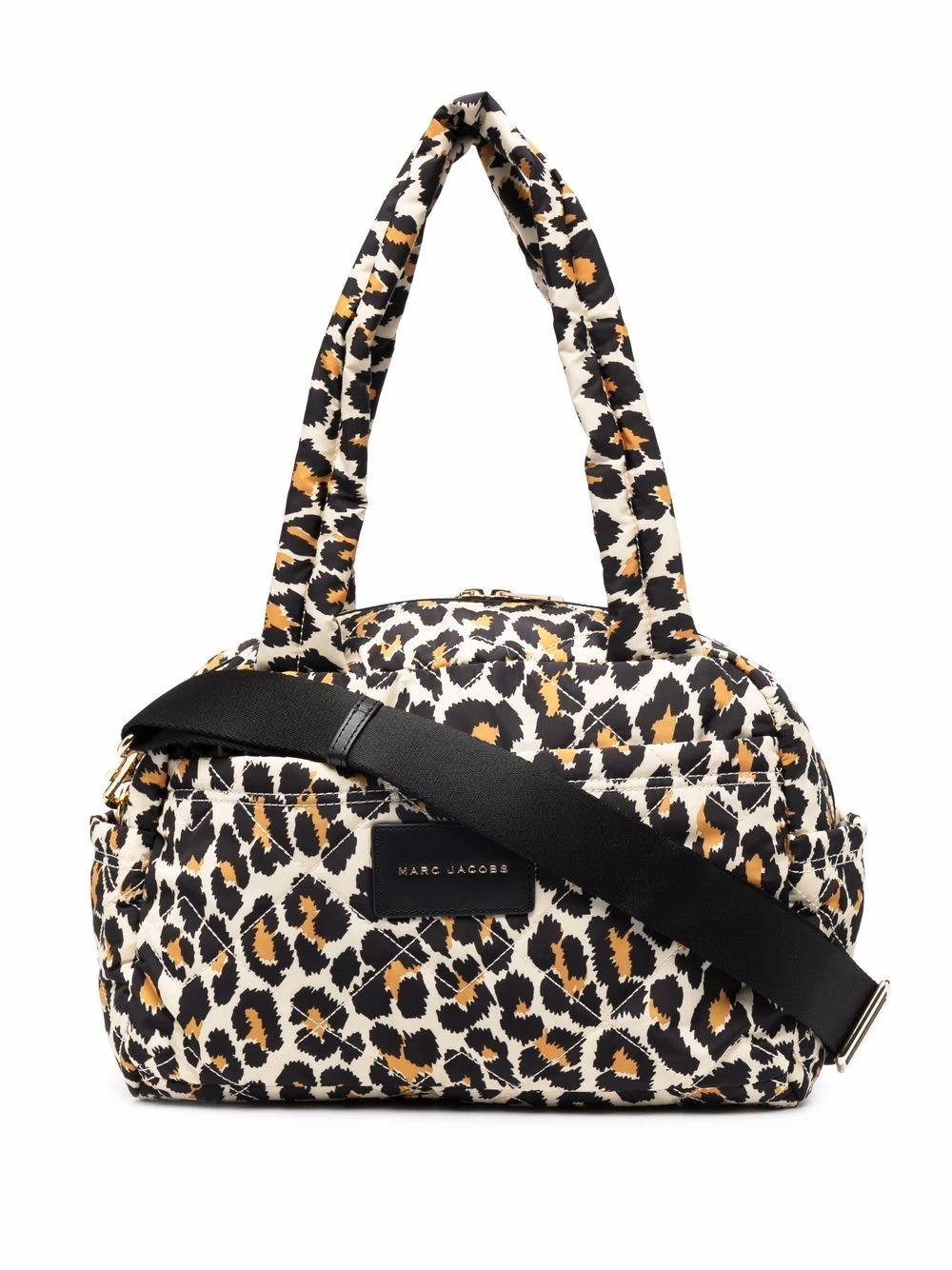 Best deal โญ Marc Jacobs Small The Weekender leopard print quilted duffle bag ๐ 3 Marc Jacobs small The Weekender leopard-print quilted duffle bag