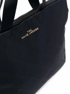 Marc Jacobs quilted logo-letter tote bag