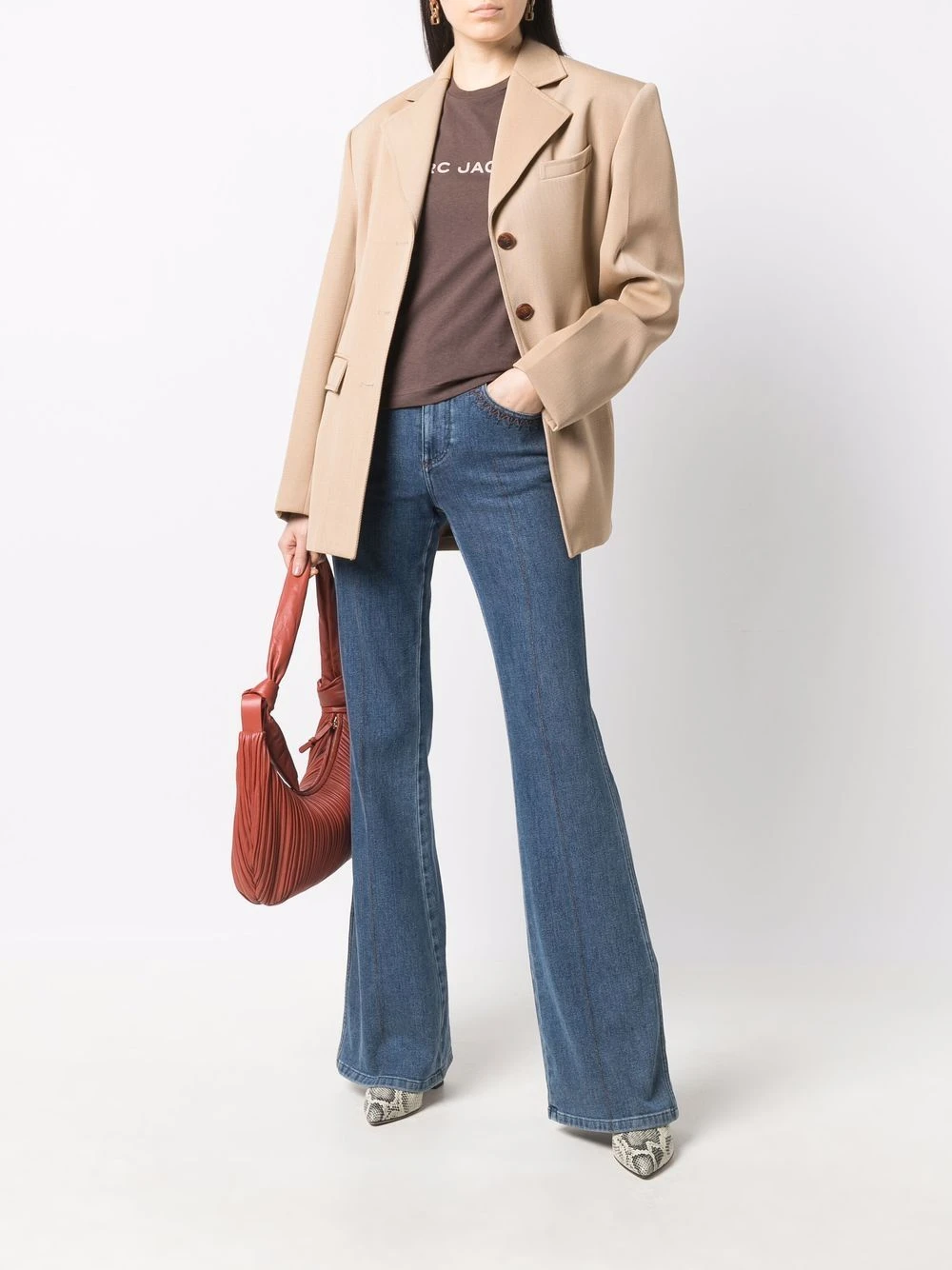 Best deal โจ Marc Jacobs Short sleeve logo T shirt ๐ 4 Marc Jacobs short-sleeve logo T-shirt